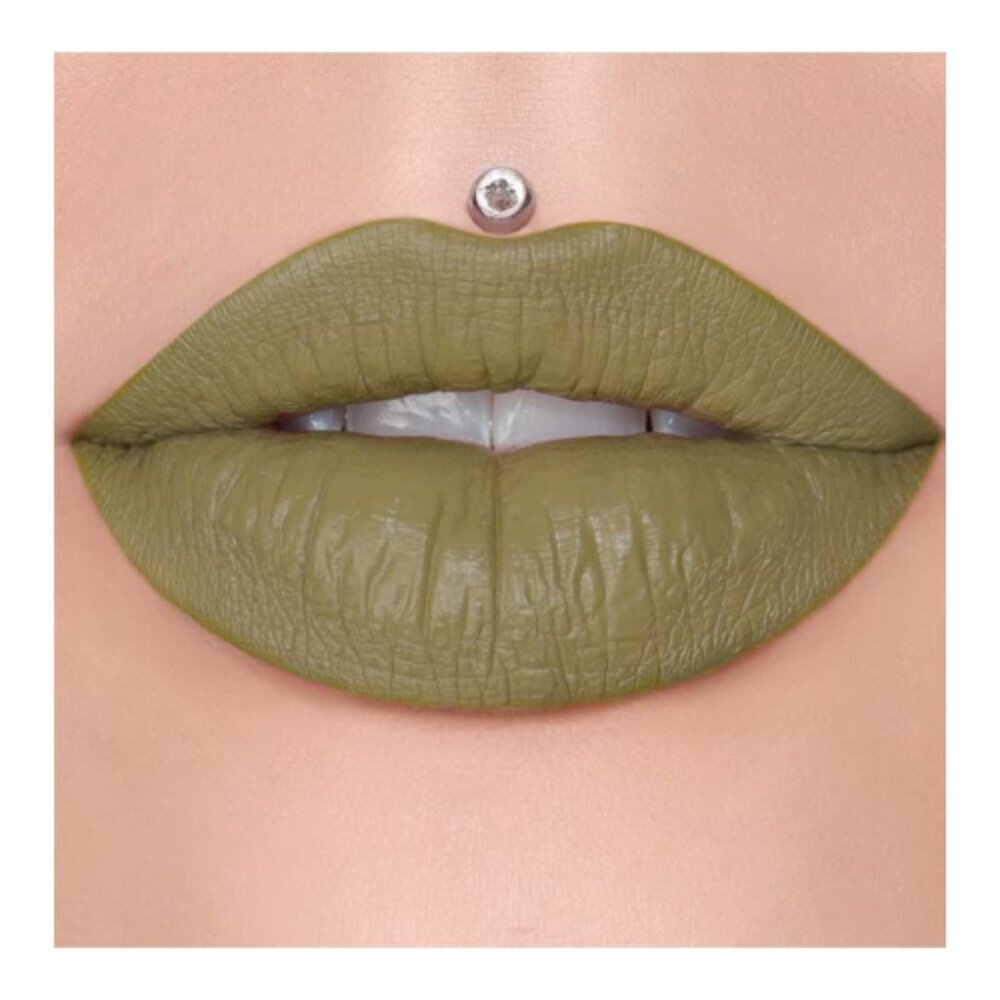 Jeffree Star Velour Liquid Lipstick -‎ Dead Presidents (Camo Green) - NWB
